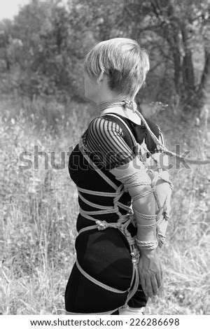 Bound Woman Noose Around His Neck Stock Photo Shutterstock