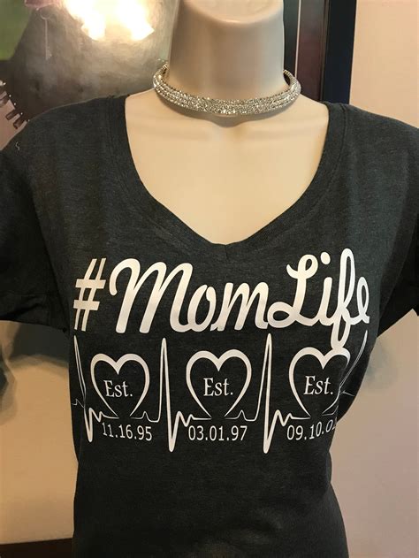 Customizable Mom Shirt Mothers Day T Celebrate Mom Etsy