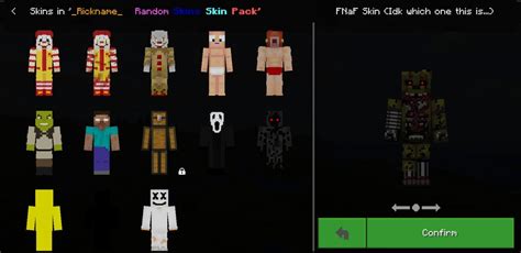 Ricknames Random Skins Skin Pack Minecraft Skins Mcbedrock Forum