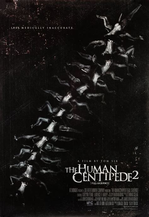 The Human Centipede Ii Full Sequence Original 2011 U S One Sheet Movie Poster Posteritati