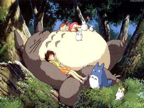 Un Wallpaper Del Film Danimazione Il Mio Vicino Totoro Di Hayao