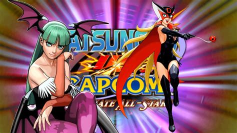 Tatsunoko Vs Capcom Ultimate All Stars Arcade Mode Morrigan With Doronjo Youtube