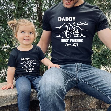 Custom Daddy And Daughter Shirt Father And Daughter Matching Etsy