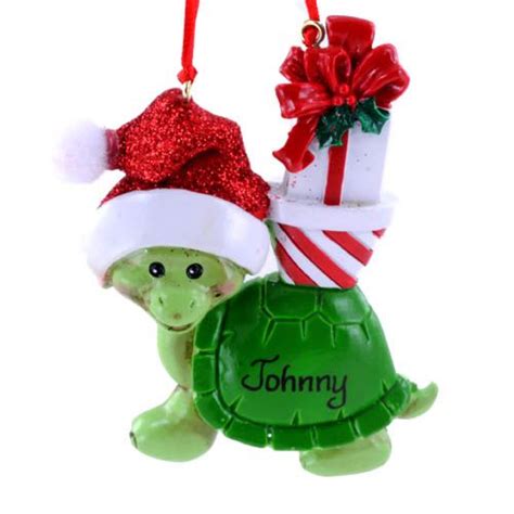 Christmas Turtle Turtle Ornament Christmas Decorations Ornaments