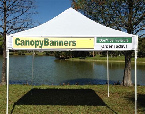 Canopy Banner Kit 9 X 1 Hang A Banner Fast And Etsy