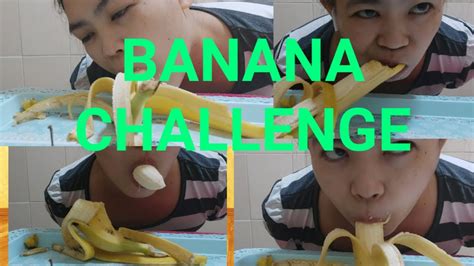 Banana Challenge No Using Of Hand Nobramelodiuos Girl29 Youtube