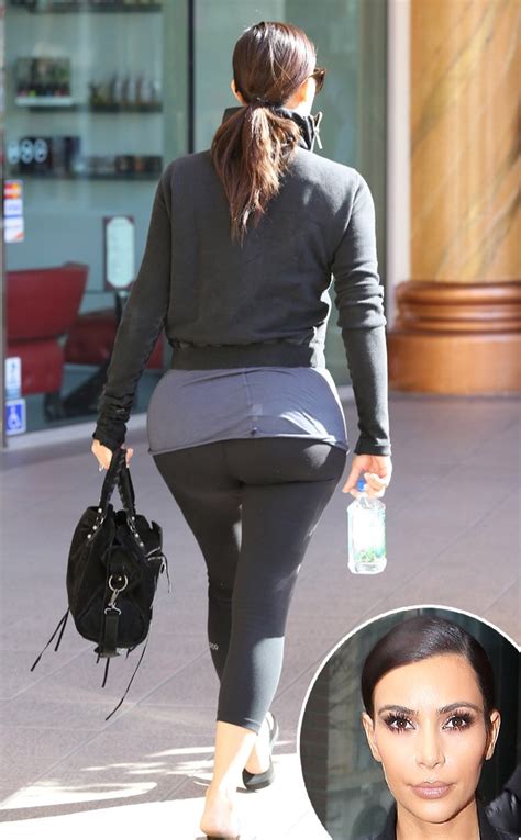 Kim Kardashian Wears Skintight Pants To Pilates—see The Pic E
