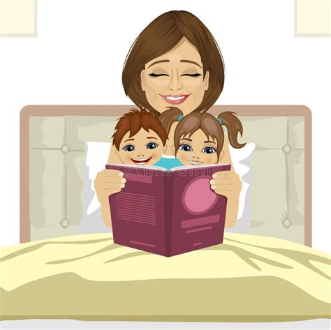 bedtime daughter mother reading story stock illustrations 171 bedtime daughter mother reading