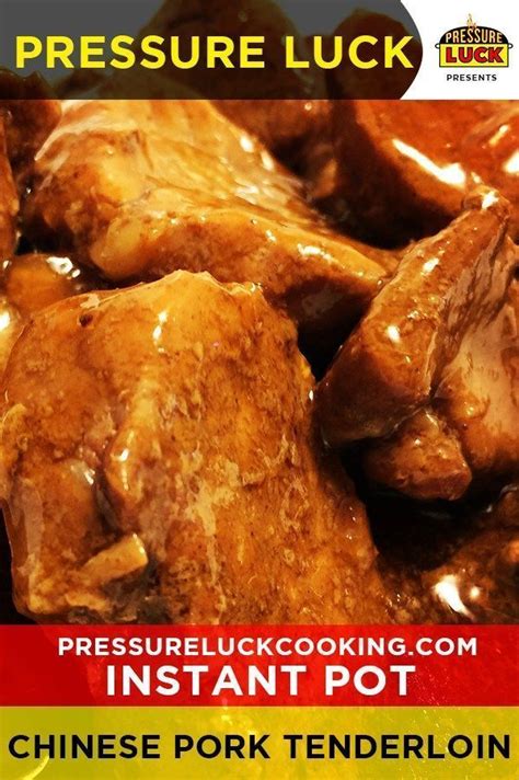 Step away from the takeout menu! Instant Pot Chinese Pork Tenderloin - Pressure Luck ...