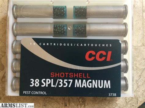 Armslist For Sale Cci 38 Spl 357 Magnum Shotshell