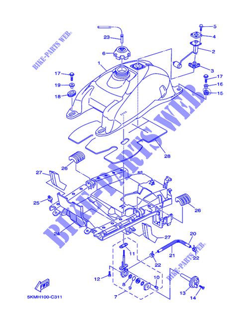 Yamaha Grizzly 660 Parts Diagram