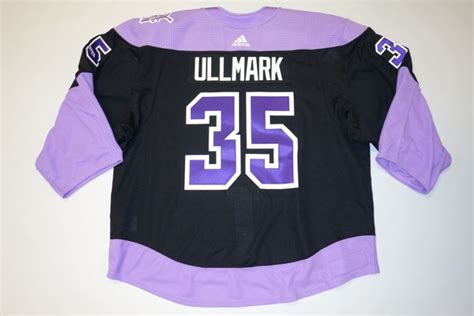 Linus Ullmark 2019 Buffalo Sabres Hockey Fights Cancer ...