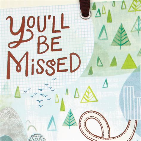 Youll Be Missed And Always Welcome Miss You Card Greeting Cards
