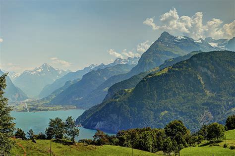 Lake Lucerne And The Alps In Switzerland Photograph By Tatyana