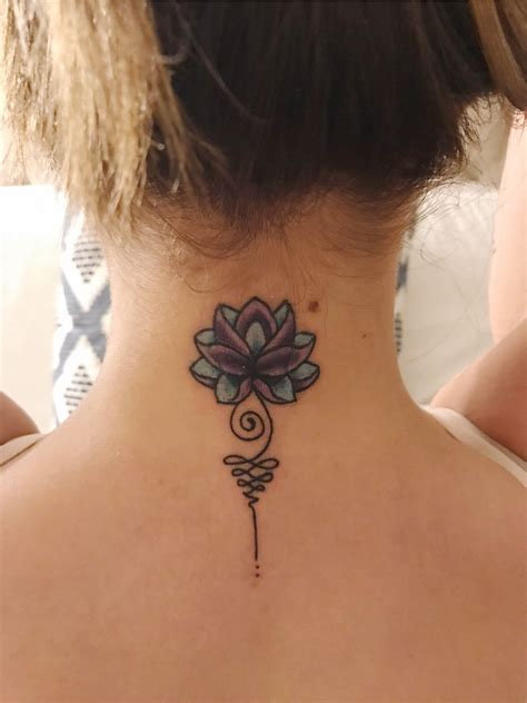 Lotustattoo Back Of Neck Tattoo Best Neck Tattoos Back Of Neck Tattoos For Women