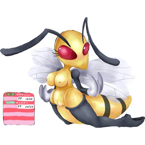 Rule 34 1girls Anthro Beedrill Breasts Color Exposed Breasts Female