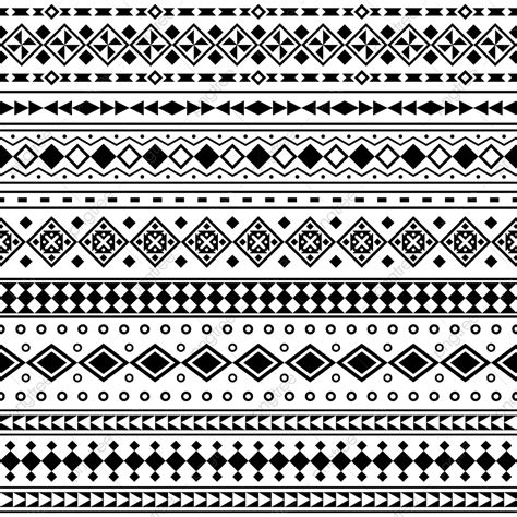 Ethnic Seamless Pattern Vector Art Png Aztec Seamless Pattern Vector