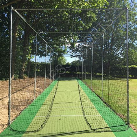 Double Bay Steel Cricket Batting Net Cages And Multi Lane Practice