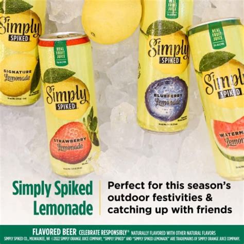Simply Spiked Hard Lemonade Variety Pack 12 Cans 12 Fl Oz Smiths