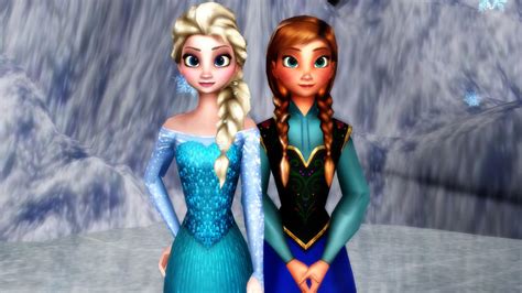 Mmd Elsa And Anna Frozen By Kawaiileviheichou On Deviantart