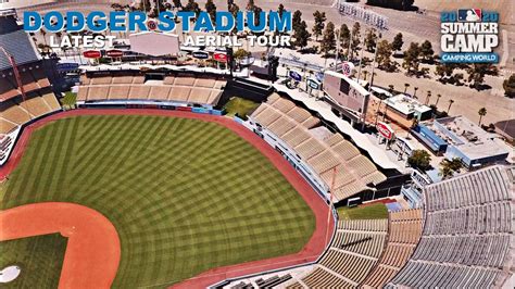 Dodger Stadium Renovation 7920 Construction Aerial Tour Youtube