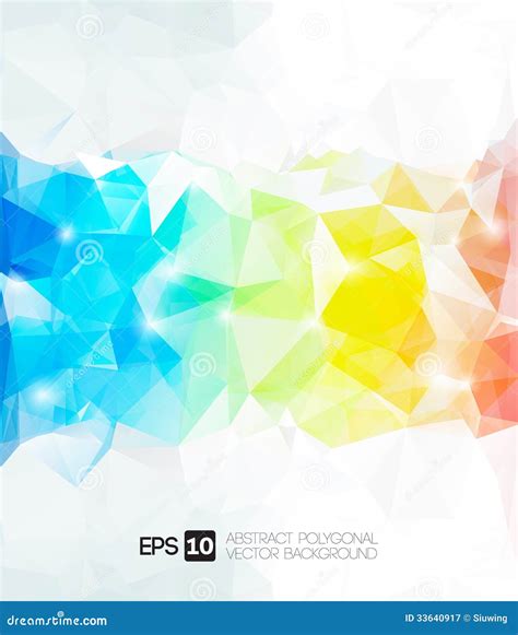 Vector Abstract Polygonal Background Stock Vector Illustration Of