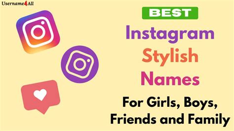 3000 Instagram Stylish Name Ideas 2022 For Girls And Boys