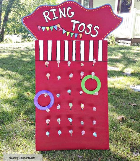 Diy Ring Toss Game Many Other Circus Party Ideas Diypartysummer