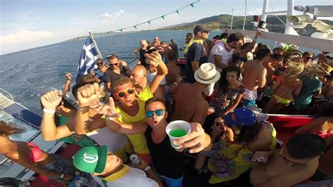 Zakynthos Boat Party Fun Youtube