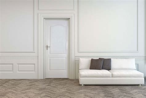 Howdens burford white smooth 4 panel moulded door. 2 Panel Interior Door - Quality Doors