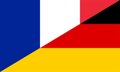 You are on page where you can compare teams france vs germany before start the match. File:Flag of France and Germany.svg - Wikimedia Commons