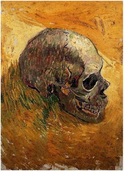 Skull By Vincent Van Gogh 492 Painting
