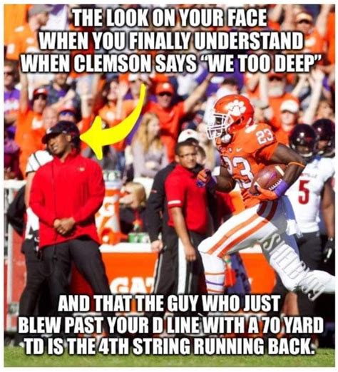 Clemson Memes Clemson Tigers Football Clemson Fans Auburn Tigers