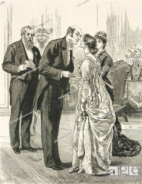 lady amaldina kisses her future husband drawing by william small from the novel marion fay