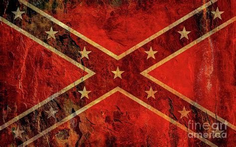 Stars And Bars Confederate Flag Digital Art By Randy Steele Fine Art
