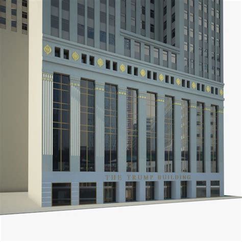 40 Wall Street Trump Building 3d Model 199 3ds C4d Fbx Lwo Ma