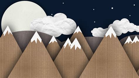 Paper Mountains Wallpaper Arctic Vbs Art For Kids Crafts For Kids