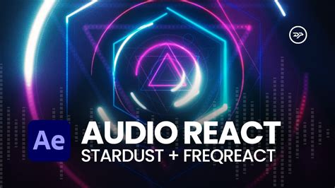 Neon Audio Visualizer Using Freqreact And Stardust After Effects