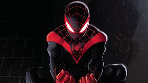 Spiderman Miles Morales Artwork 2018 Wallpaperhd Superheroes
