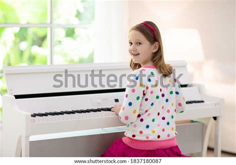 Child Playing Piano Kids Play Music Stock Photo 1837180087 Shutterstock