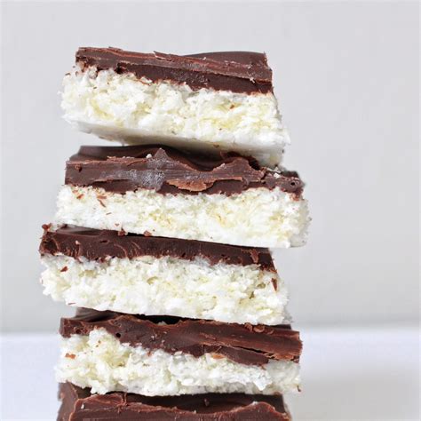Chocolate Covered Coconut Bars Clean Mounds Bars
