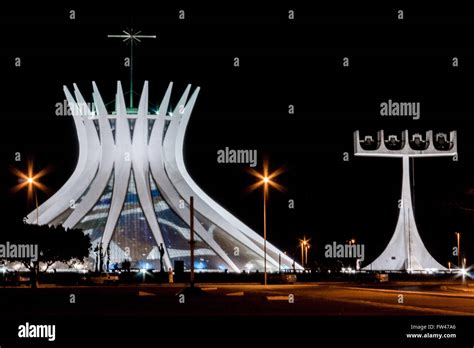 Metropolitan Cathedral Brasilia Df Brazil Stock Photo Alamy