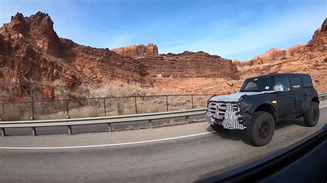 Spy Video Shows 2022 Ford Bronco Warthog Prototype With Twin Turbo V6