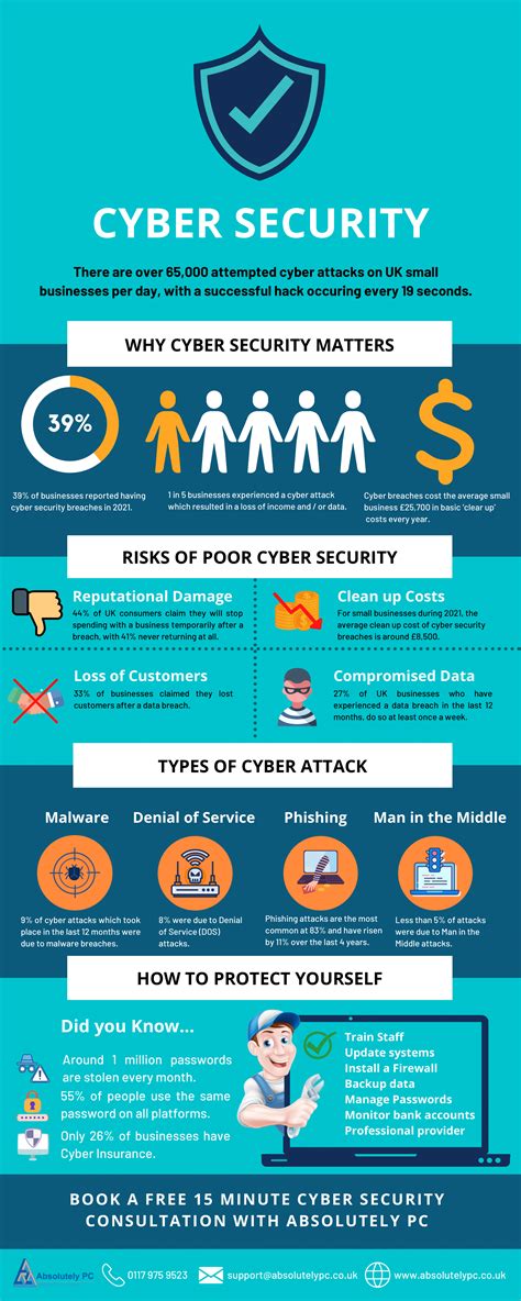 Why Cyber Security Matters Infographic Absolutely Pc