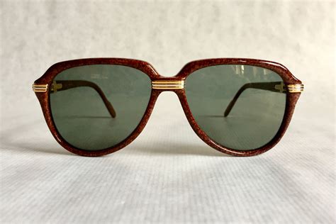 Cartier Vitesse Vintage Sunglasses Full Set Including 2 Cases New Unworn Deadstock