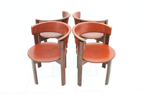 Maybe you would like to learn more about one of these? Vintage Italian Leather & Walnut Dining Room Chairs by ...