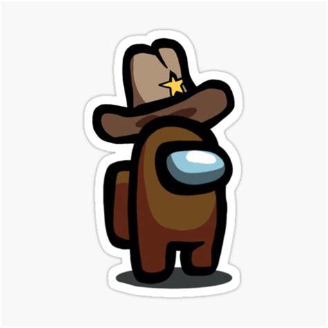 Among Us Brown Character Stickers Redbubble