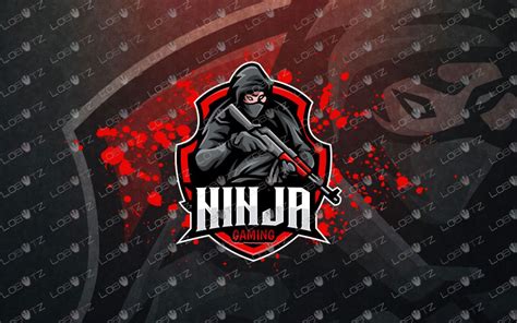 Soldier Ninja Logo Ninja Esports Logo Ninja Mascot Logo Lobotz Ltd