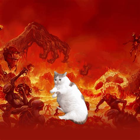 Sad Cat In Doom Hell Memetemplatesofficial
