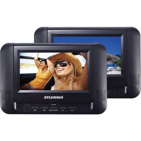 Sylvania Sdvd8791 7inch Dual Screen Dual Dvd Portable Dvd Players